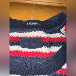 MOTHER DENIM cotton crewneck